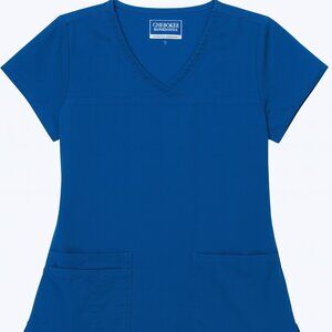 Cherokee Workwear Revolution Top - Blue - Size Medium - S006